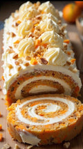 Carrot cake roll